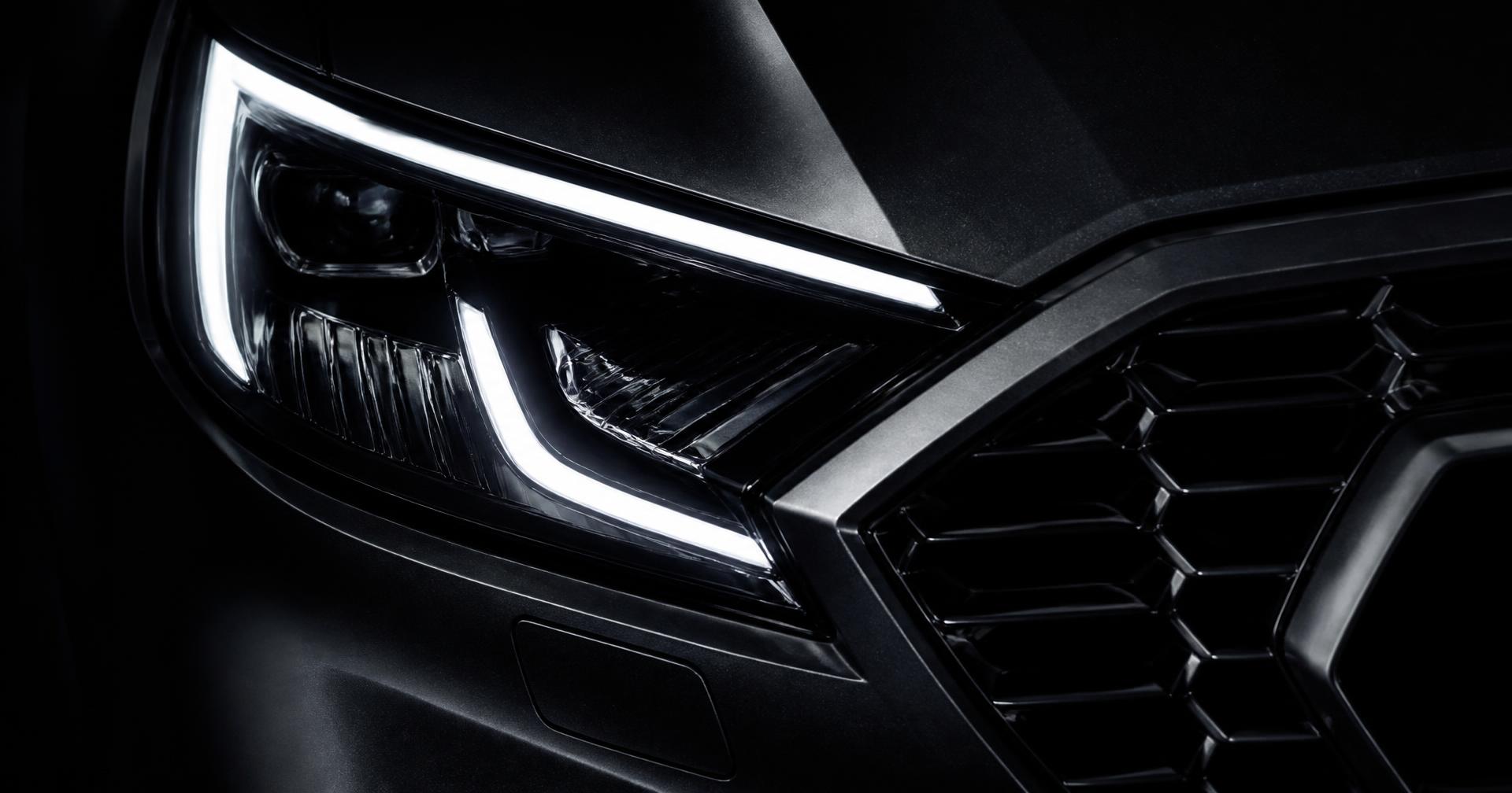 Premium headlight detail shot illustrating listing-quality photography